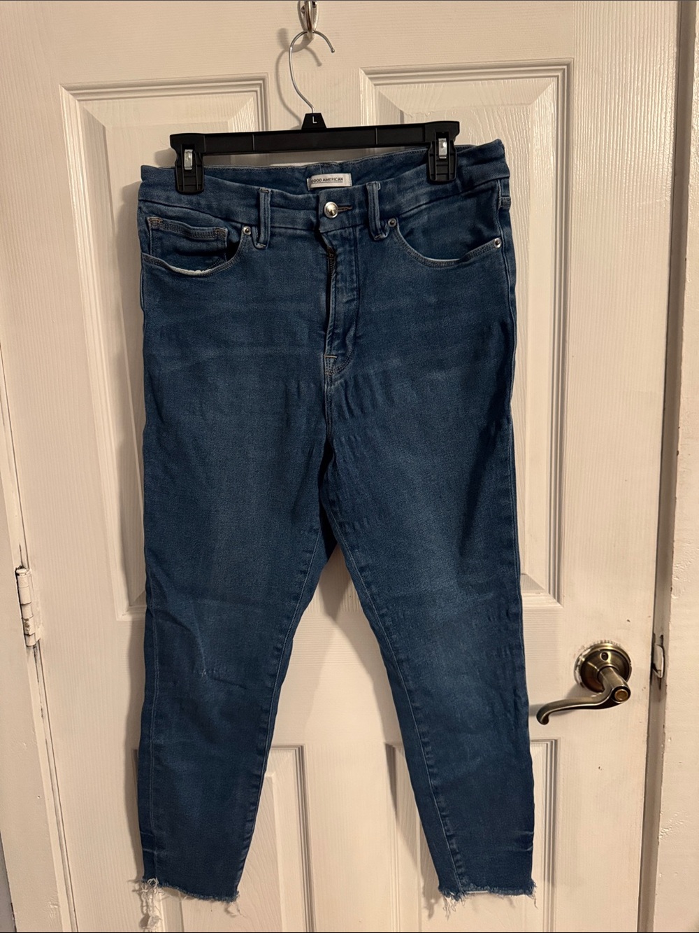 Good American Good Waist Crop Jeans